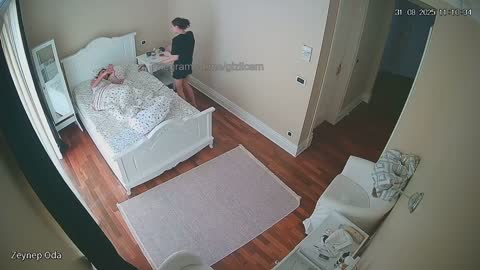 Koca memeli Zeynep yatak odasında soyunuyor 3 Part 10