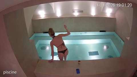 Otel Havuz-Sauna Gizli Çekim 1 part 25