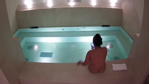 Otel Havuz-Sauna Gizli Çekim 1 part 39