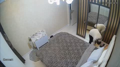 Türbanlı çift ayna karşısında 1 Part 4